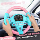 Junior Driver's Interactive Steering Wheel with Light