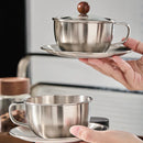Premium Cup Set with Lid & Spoon
