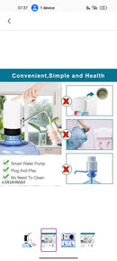 💧 Automatic Water Dispenser Pump for 20 Litre Bottle (USB Rechargeable)