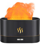 "Flame Humidifier with Aroma Diffuser & LED Light"